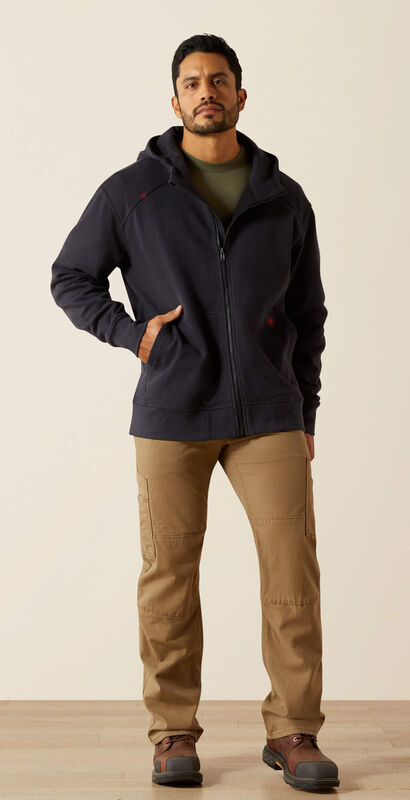 FR DuraStretch Heavyweight Fleece Full Zip Hoodie Full